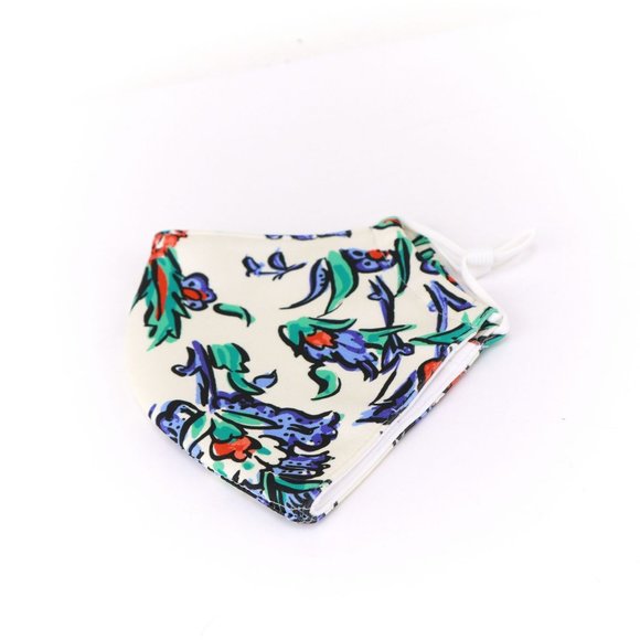 Tory Burch Floral Two Layer Adjustable Mask Face Cover Pick one - Picture 4 of 16
